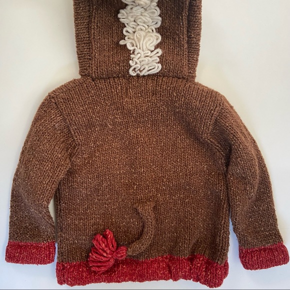 Kids Wool blend zip up horse sweater - Picture 11 of 11